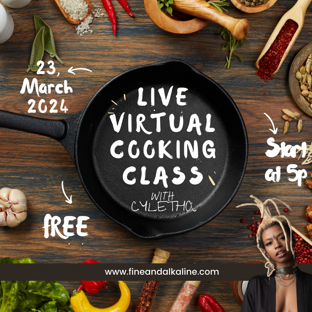 LIVE Virtual Cooking Class 3.23