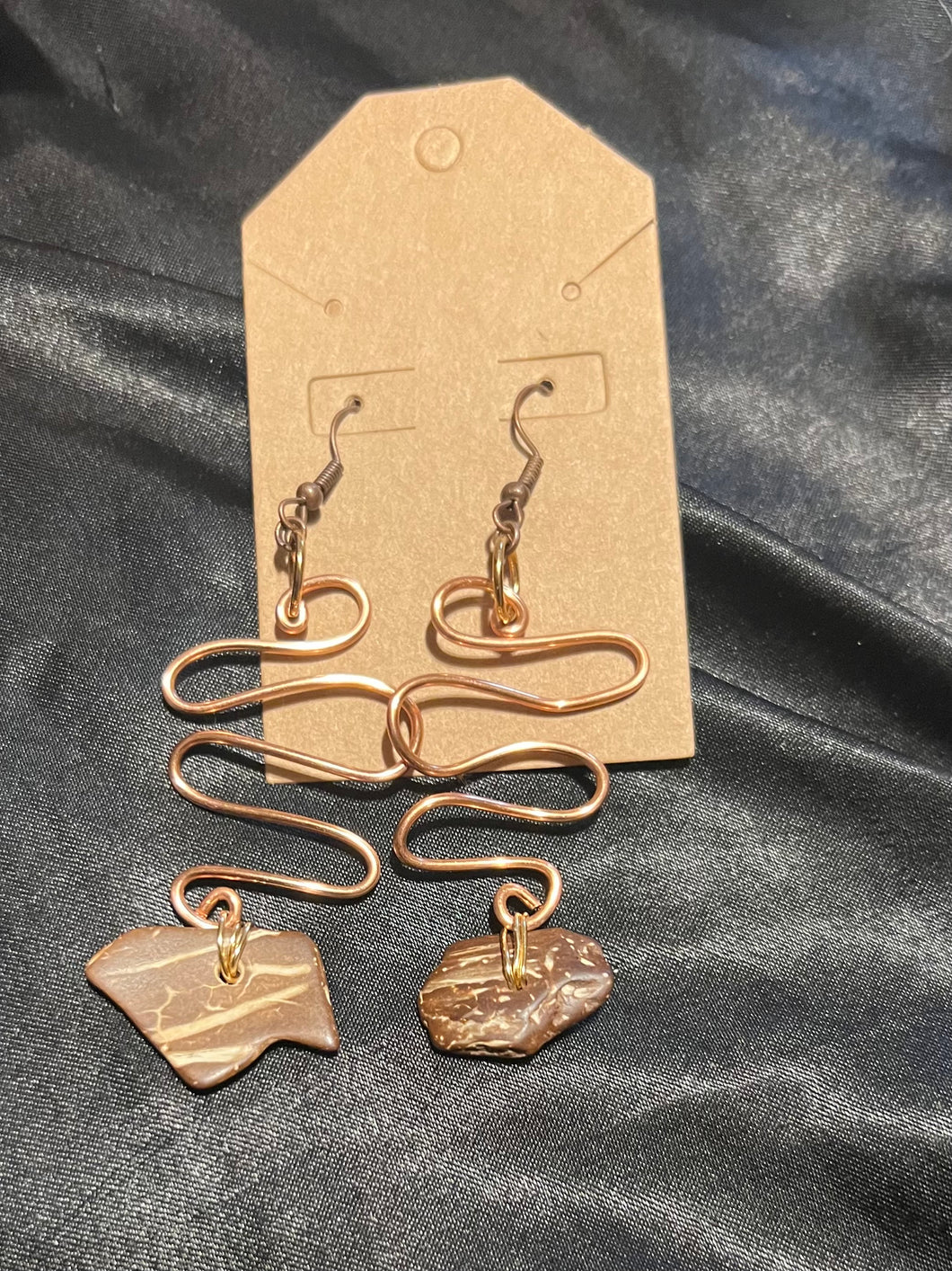 Swirly Jasper Earrings